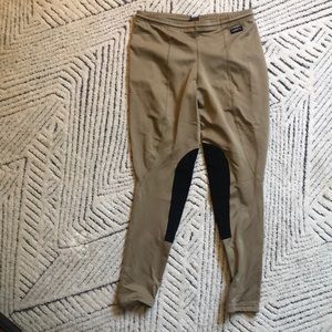 Kerrit Knee Patch Tights Tan